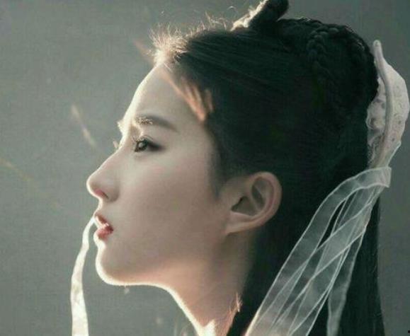 明星侧颜图片